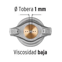 Cargar imagen en el visor de la galería, Pistola p/pintar gravedad LVMP,vaso aluminio, boquilla 1.0mm
