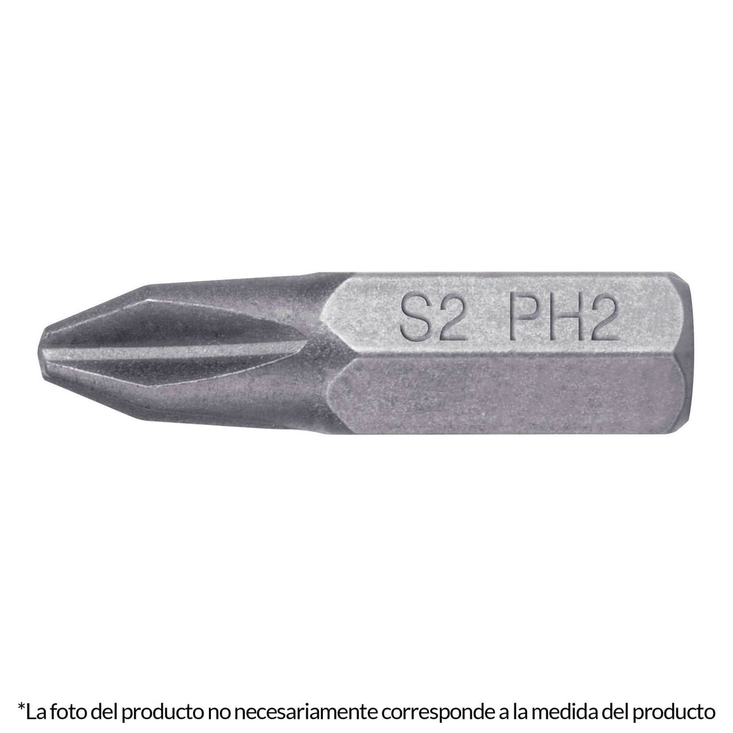 Puntas para desarmador Phillips PH3, 1', 5 piezas