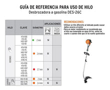 Cargar imagen en el visor de la galería, Desbrozadora a gasolina, 26cc, 17&#39; de corte, curva
