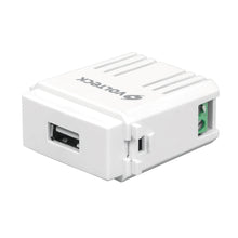 Cargar imagen en el visor de la galería, Módulo puerto USB, línea Italiana, color blanco
