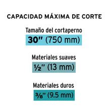 Cargar imagen en el visor de la galería, Cortaperno 30&#39;, cuchilla fabricada en acero al silicio
