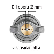 Cargar imagen en el visor de la galería, Pistola p/pintar gravedad LVMP,vaso aluminio, boquilla 2.0mm
