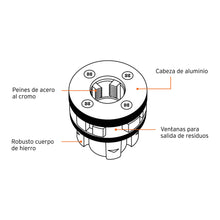 Cargar imagen en el visor de la galería, Dado para tarrajas, 1/2 &#39;
