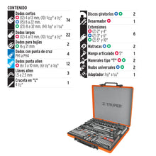 Cargar imagen en el visor de la galería, Juego de autoclé, 135 piezas, standard y milimétricos
