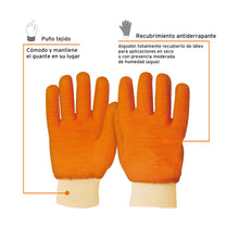 Cargar imagen en el visor de la galería, Guantes de algodón recubrimiento total de latex, unitalla
