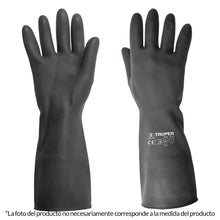 Cargar imagen en el visor de la galería, Guantes de neopreno para manejo de químicos, grandes
