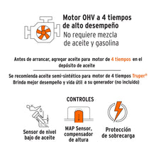 Cargar imagen en el visor de la galería, Generador eléctrico a gasolina, 12,000 W
