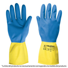 Cargar imagen en el visor de la galería, Guantes de látex reforzados para limpieza, medianos
