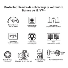 Cargar imagen en el visor de la galería, Generador eléctrico a gasolina, 5,500 W
