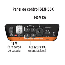 Cargar imagen en el visor de la galería, Generador eléctrico a gasolina, 5,500 W
