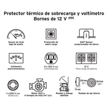 Cargar imagen en el visor de la galería, Generador eléctrico a gasolina, alta potencia, 8,000 W
