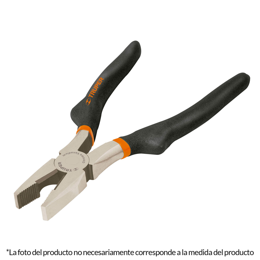 Pinza para electricista 6', mango de vinil