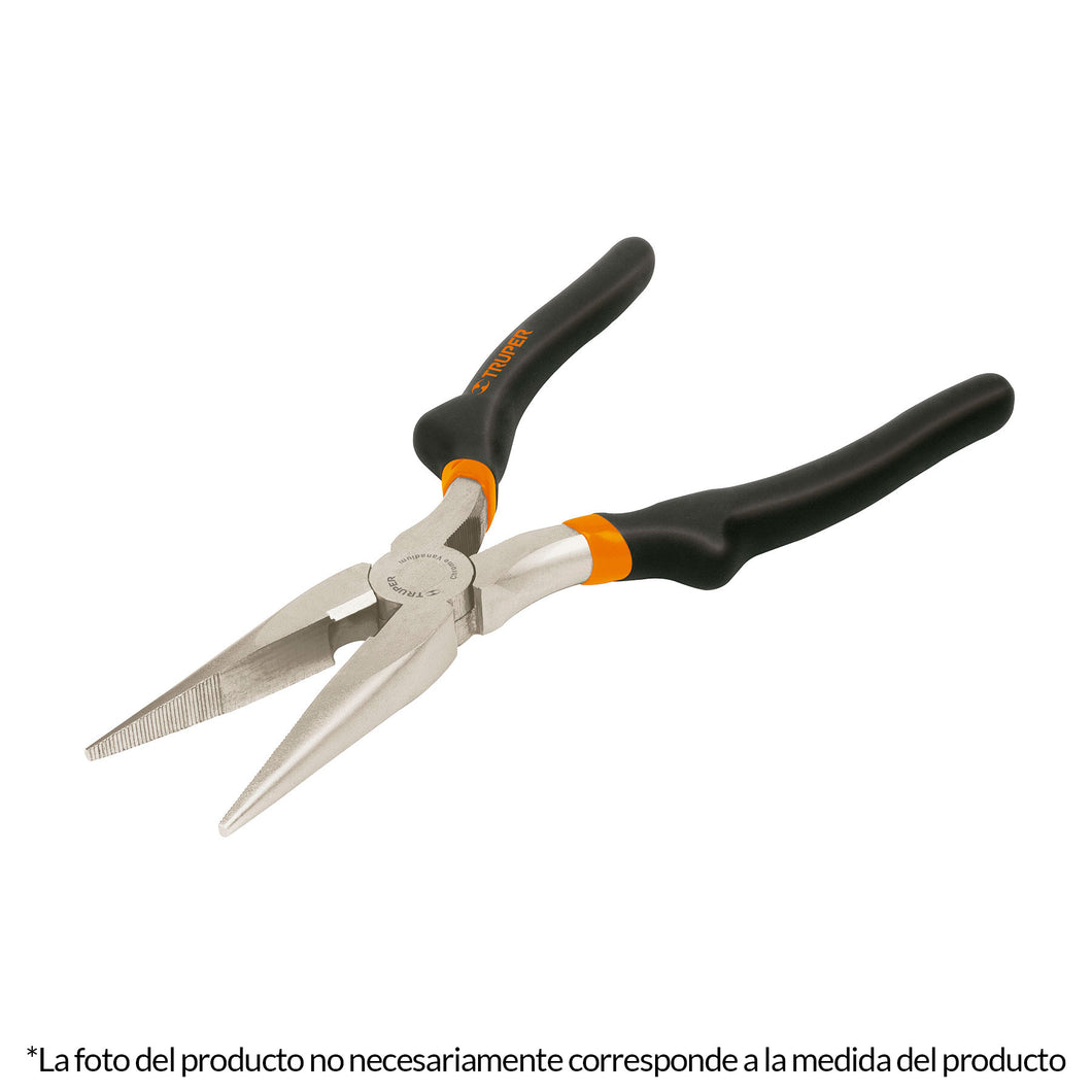 Pinza punta y corte 7', mango de vinil