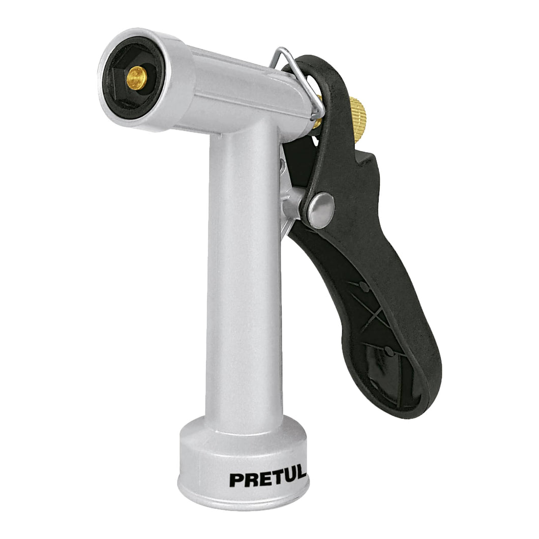 Pistola metálica p/riego, 4', Pretul