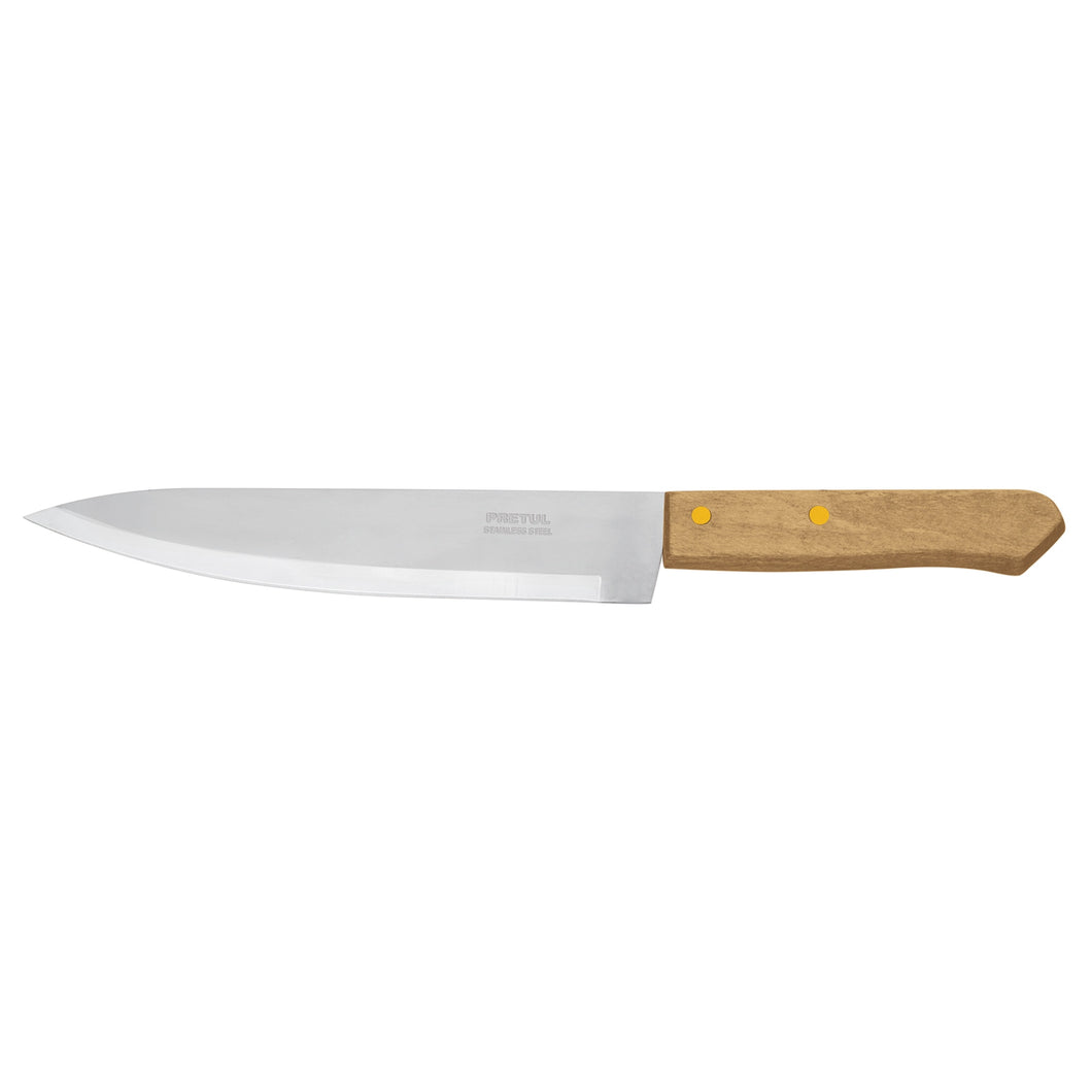 Cuchillo de chef, mango madera, 8'