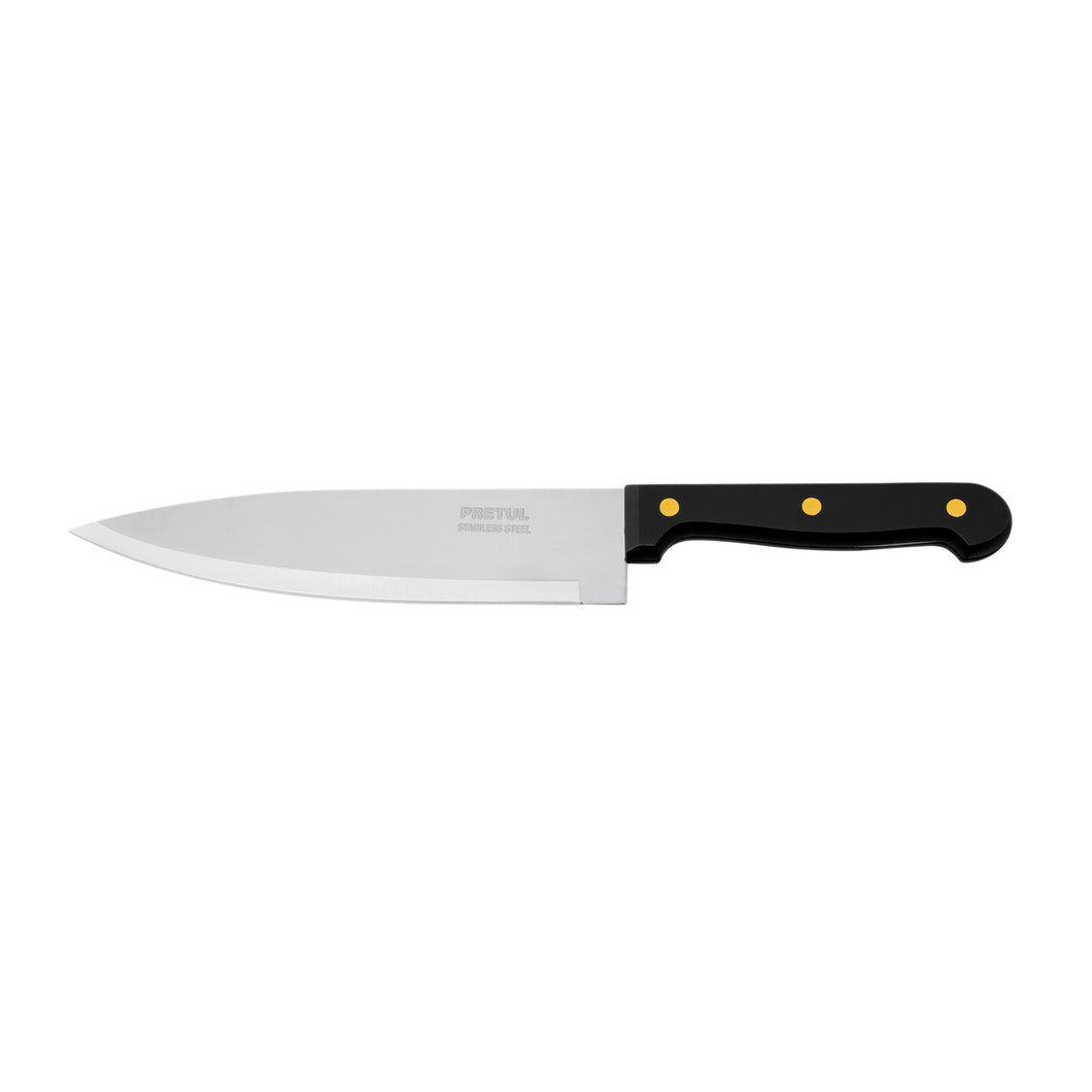 Cuchillo de chef, mango plástico, 7'