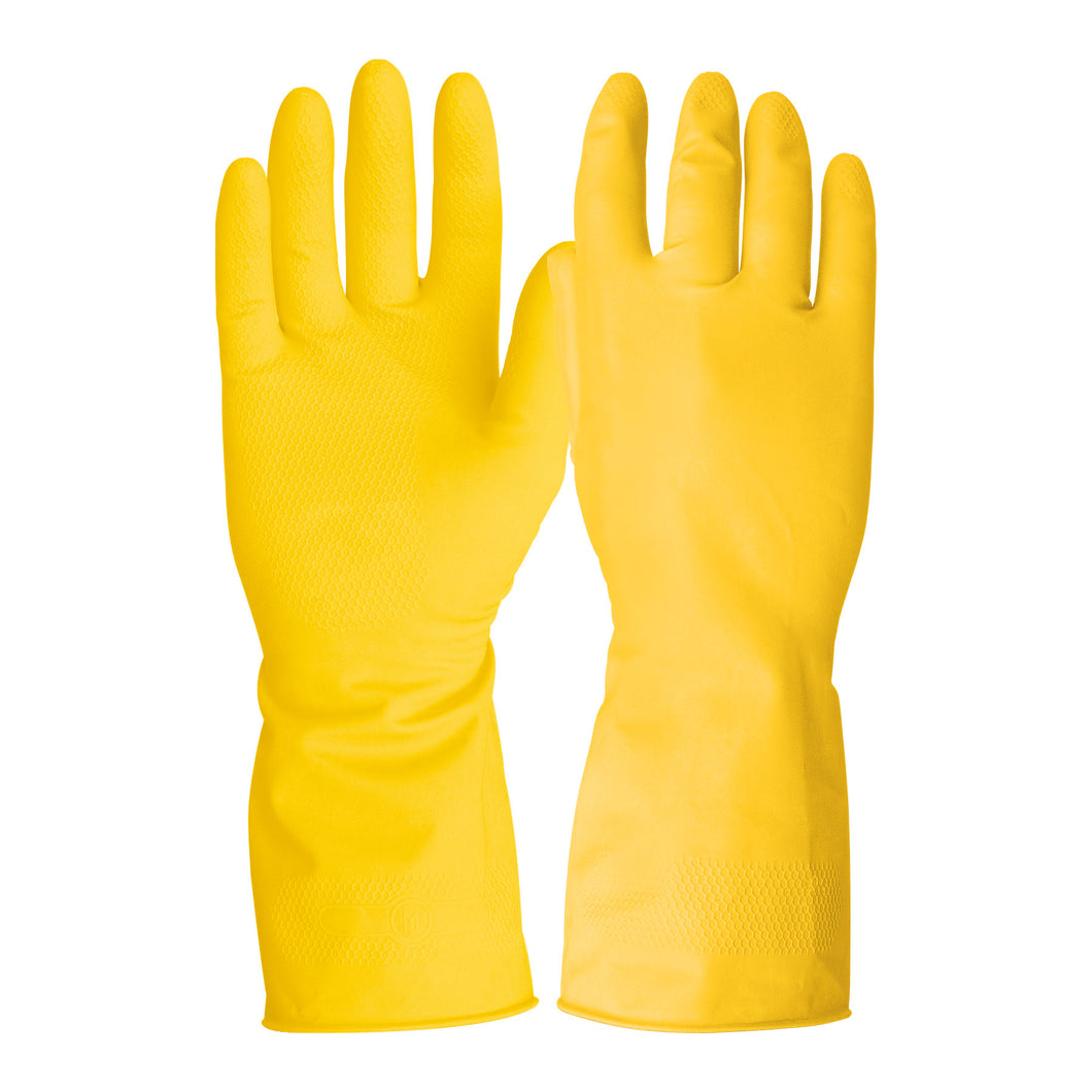 Guantes de látex para limpieza, grandes, Pretul