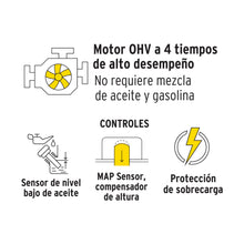 Cargar imagen en el visor de la galería, Generador eléctrico a gasolina, 1,000 w, Pretul
