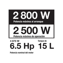 Cargar imagen en el visor de la galería, Generador eléctrico a gasolina, 2,500 w, Pretul
