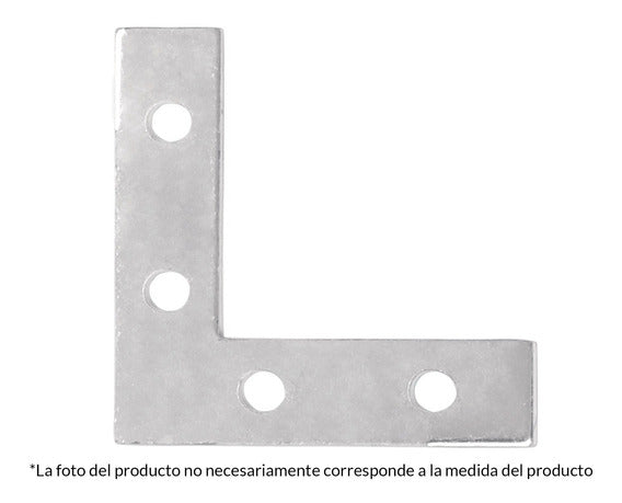 Escuadra cantonera, 3-1/2' x 3-1/2'