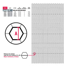 Cargar imagen en el visor de la galería, Malla de acero galvanizado, hexagonal, 25 mm x 1.50 m
