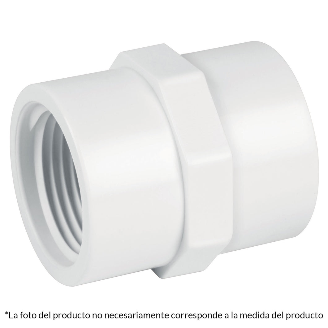 Adaptador hembra de PVC 1/2'