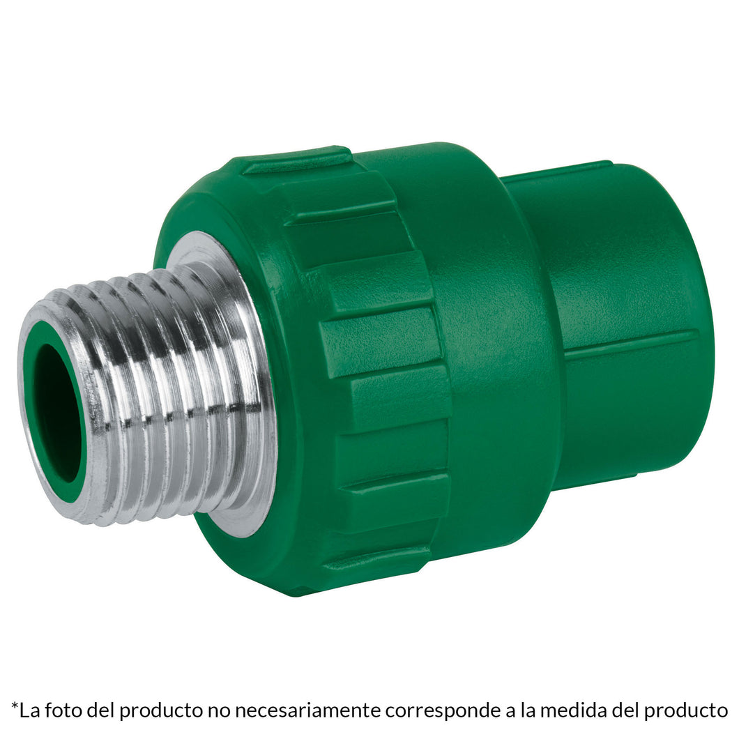 Conexión de PPR, 2', 63mm, macho