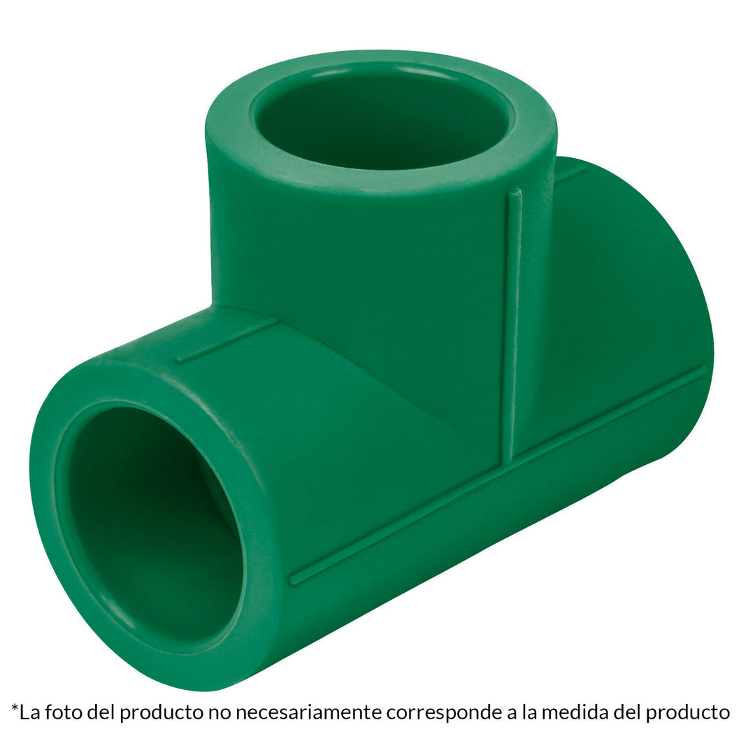 Tee de PPR sencilla, 2', 63mm