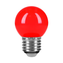 Cargar imagen en el visor de la galería, Lámpara de LED, G45, 127 V, 1 W, color rojo
