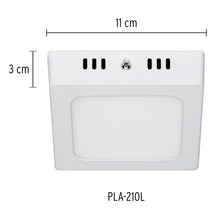 Cargar imagen en el visor de la galería, Plafón cuadrado, moderno, 6 W, 6500 K, LED, blanco
