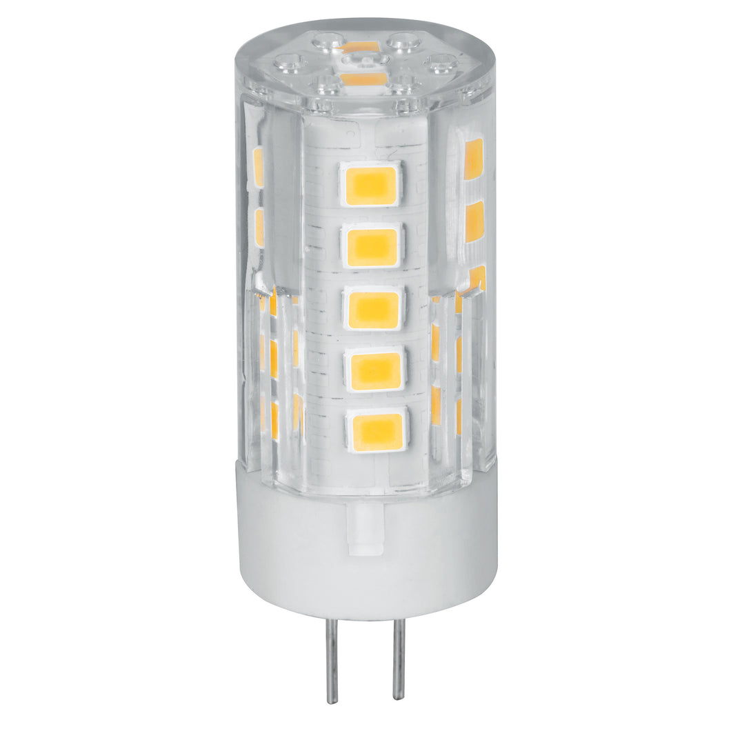 Lámpara de LED, 3 W, base G4, foco cápsula, luz cálida