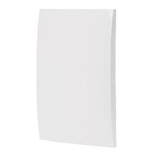 Cargar imagen en el visor de la galería, Placa de ABS ciega, línea Oslo, color blanco
