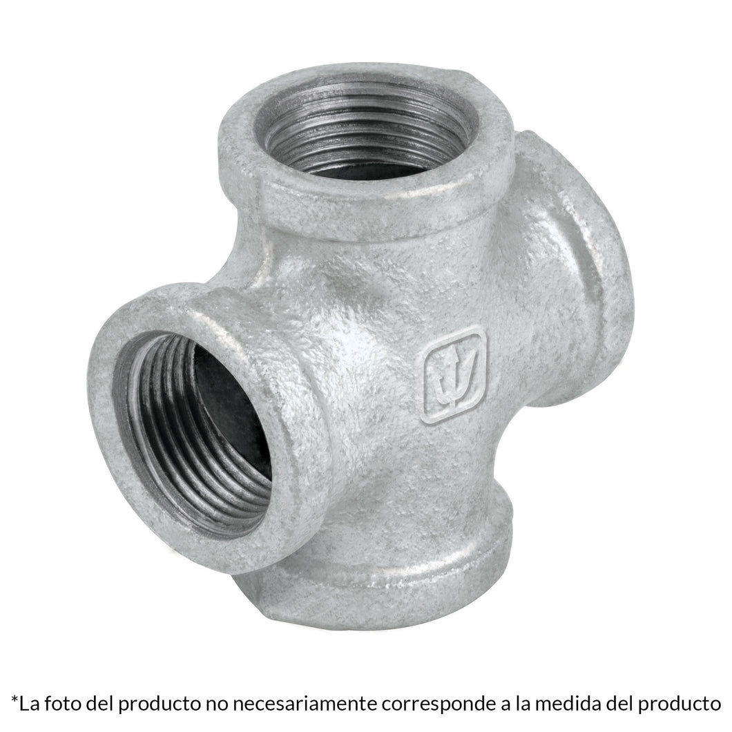 Cruz, acero galvanizado, 3/4'