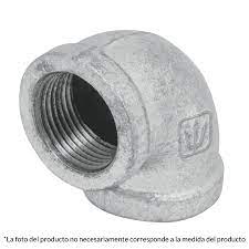 Codo 90°, acero galvanizado, 1-1/4'