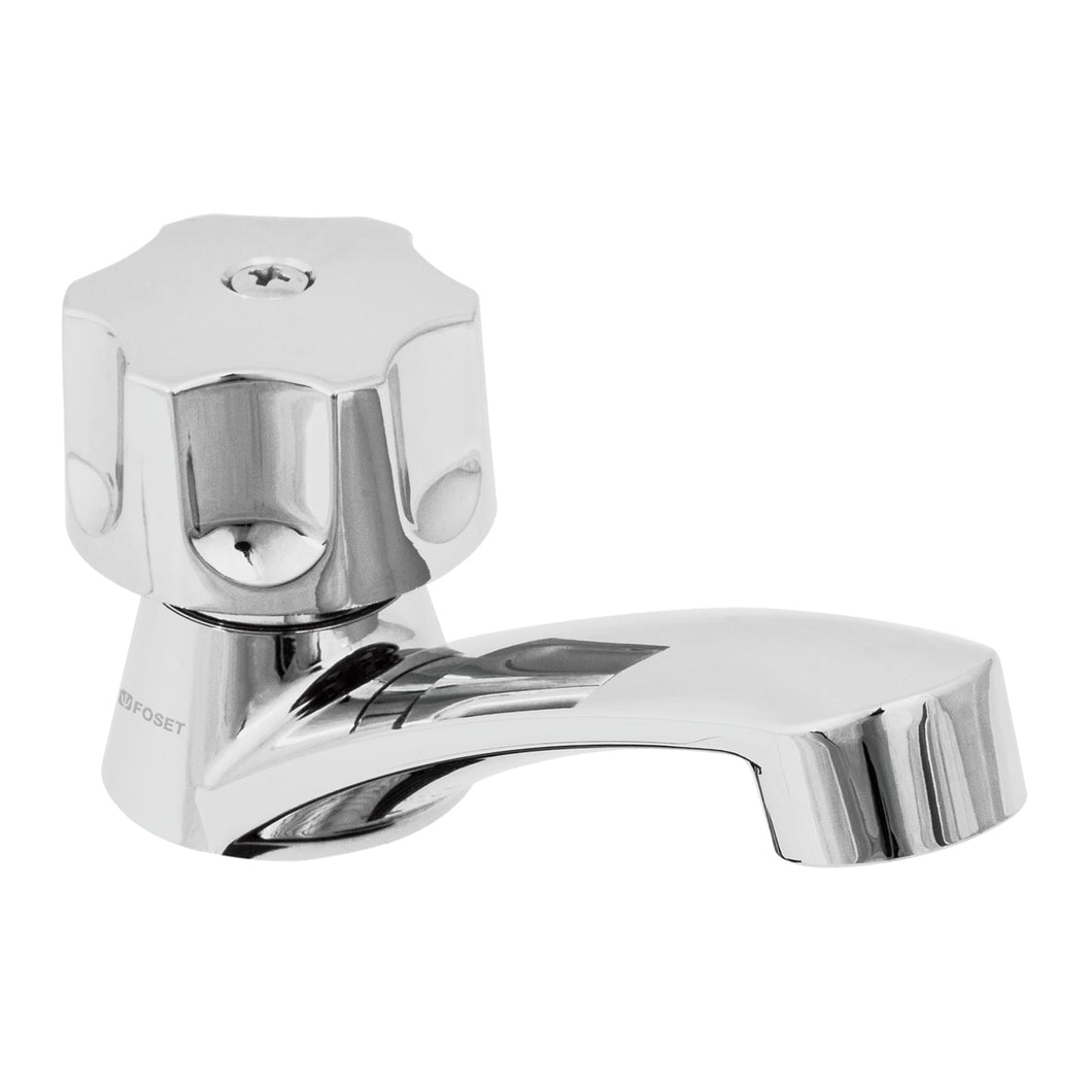 Llave individual para lavabo, ABS, maneral hexagonal, Basic