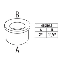 Cargar imagen en el visor de la galería, Chupón de hule negro, 50-32mm
