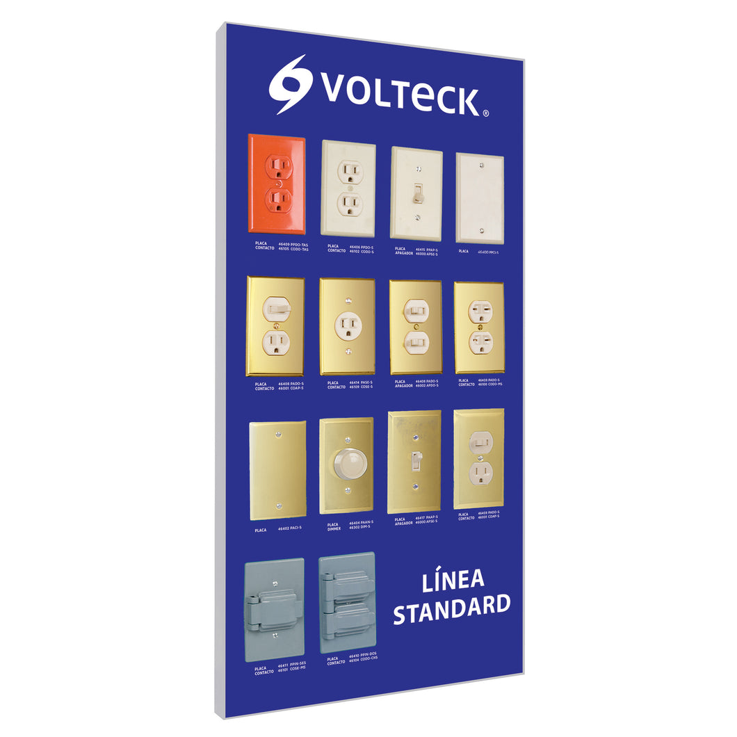 Exhibidor línea standard, Volteck