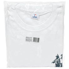 Cargar imagen en el visor de la galería, Camiseta blanca 100% algodón, estampada, talla 42
