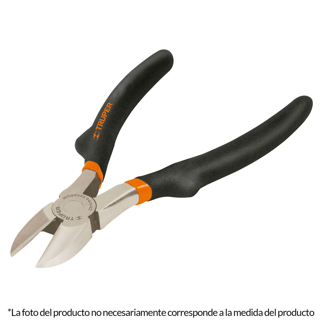 Pinza corte diagonal 6', mango de vinil