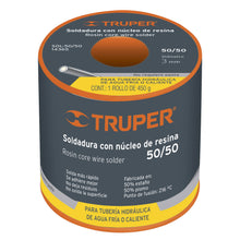 Cargar imagen en el visor de la galería, Soldadura con núcleo resina 50/50, tubería hidráulica, 450 g
